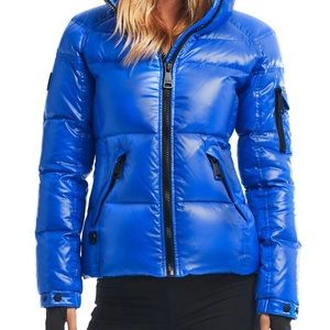 SAM. Blue puffer Freestyle down jacket Size S
